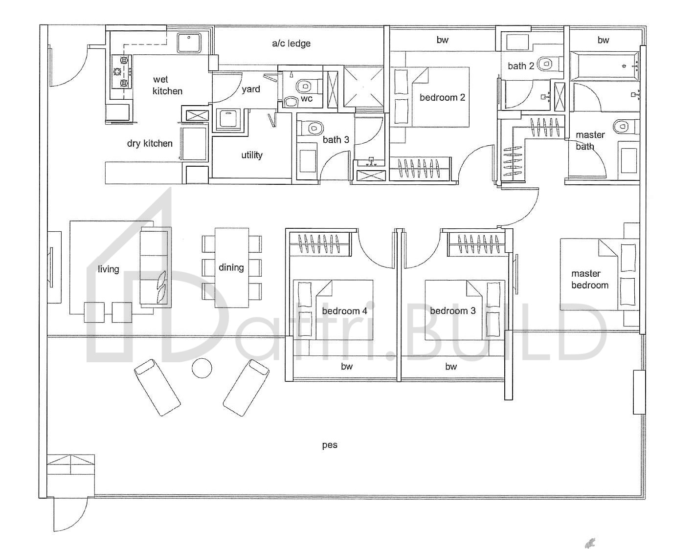 HUNDRED TREES D2-p floorplan (watermarked)