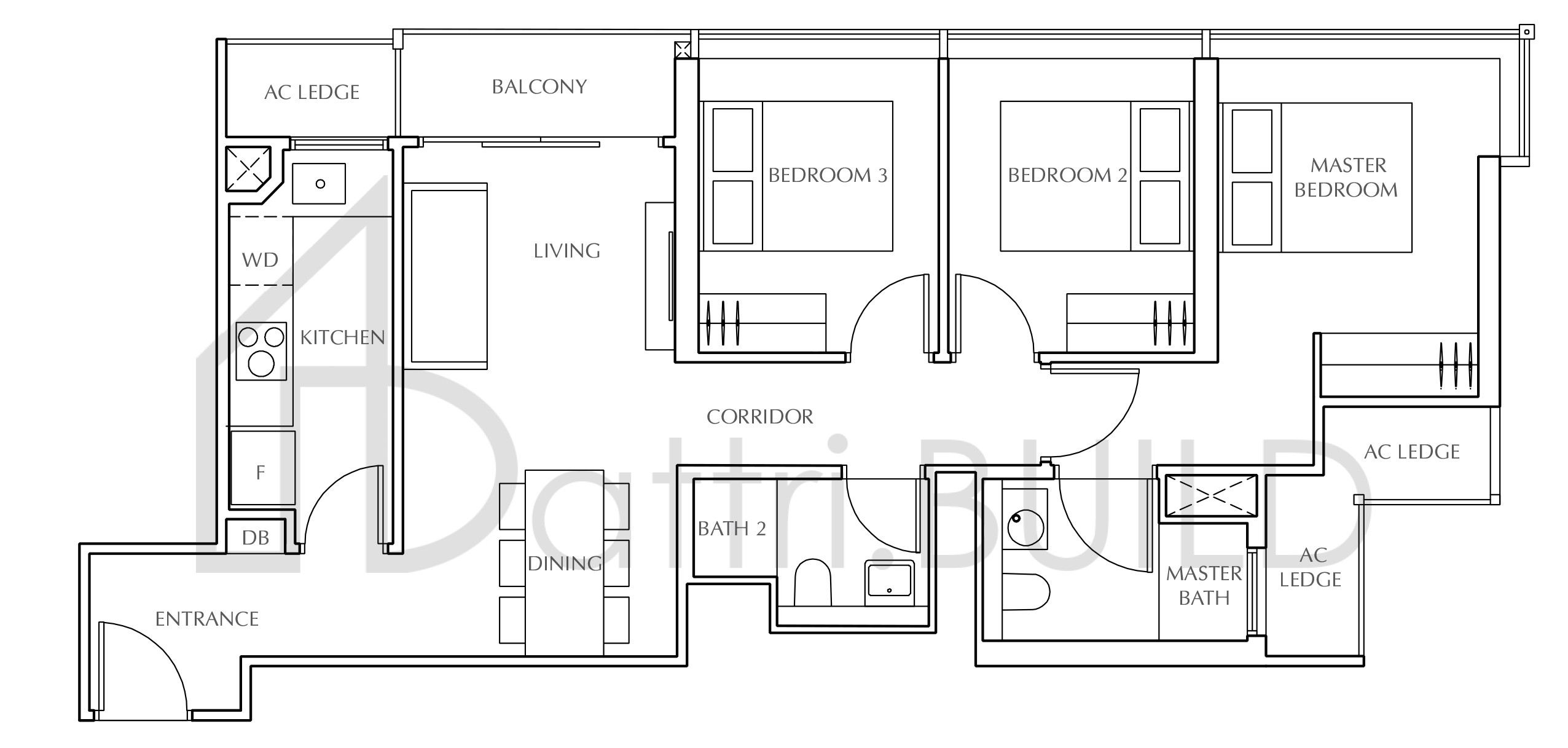 JUI RESIDENCES C1 floorplan (watermarked)
