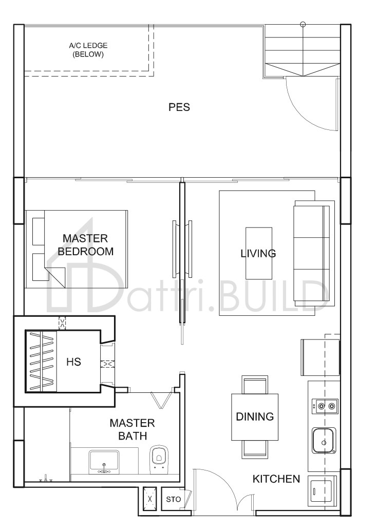 UBER 388 A2-P floorplan (watermarked)