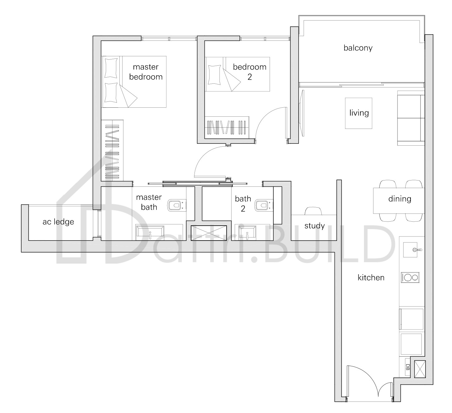 THE PANORAMA 2Se floorplan (watermarked)