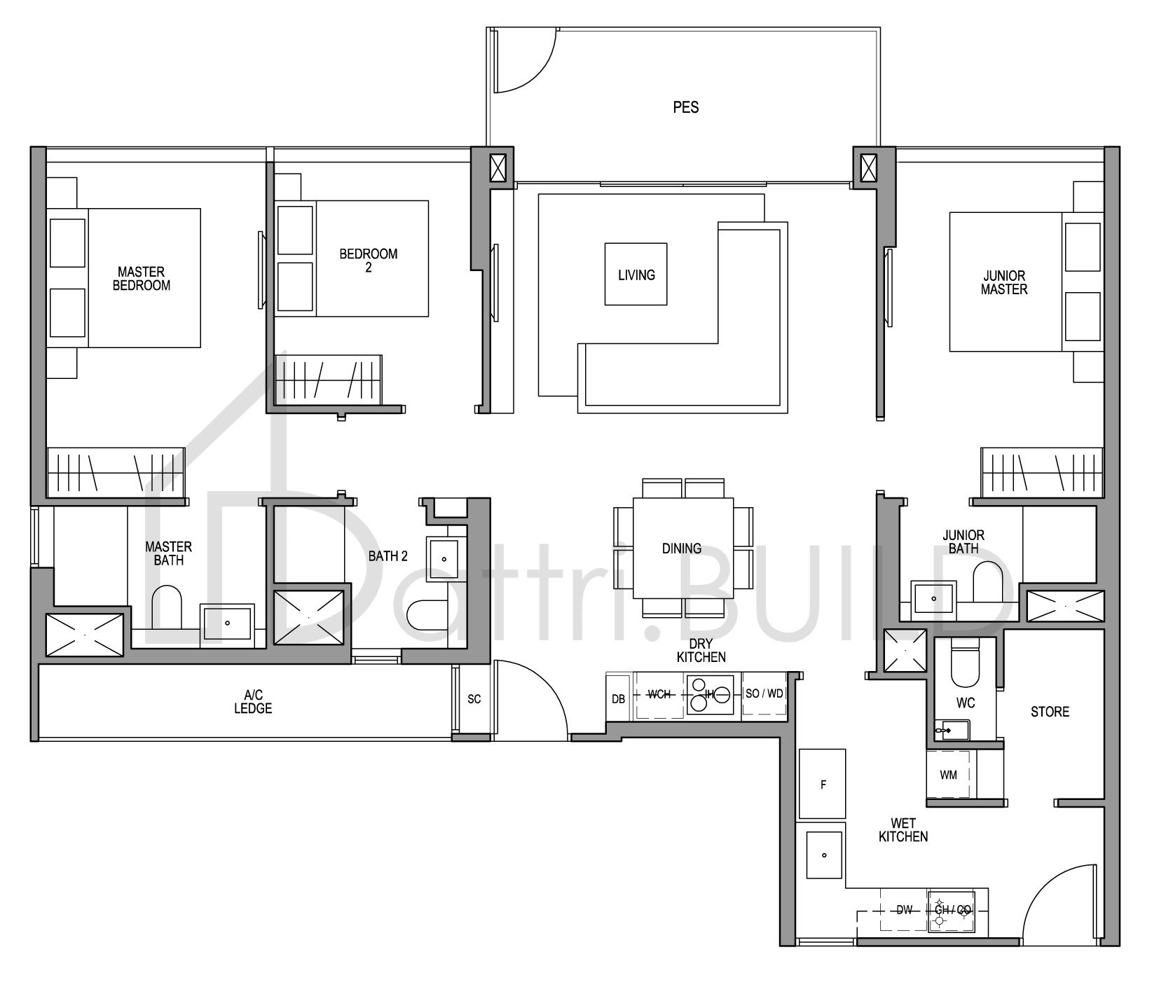 MARTIN MODERN C5-G floorplan (watermarked)