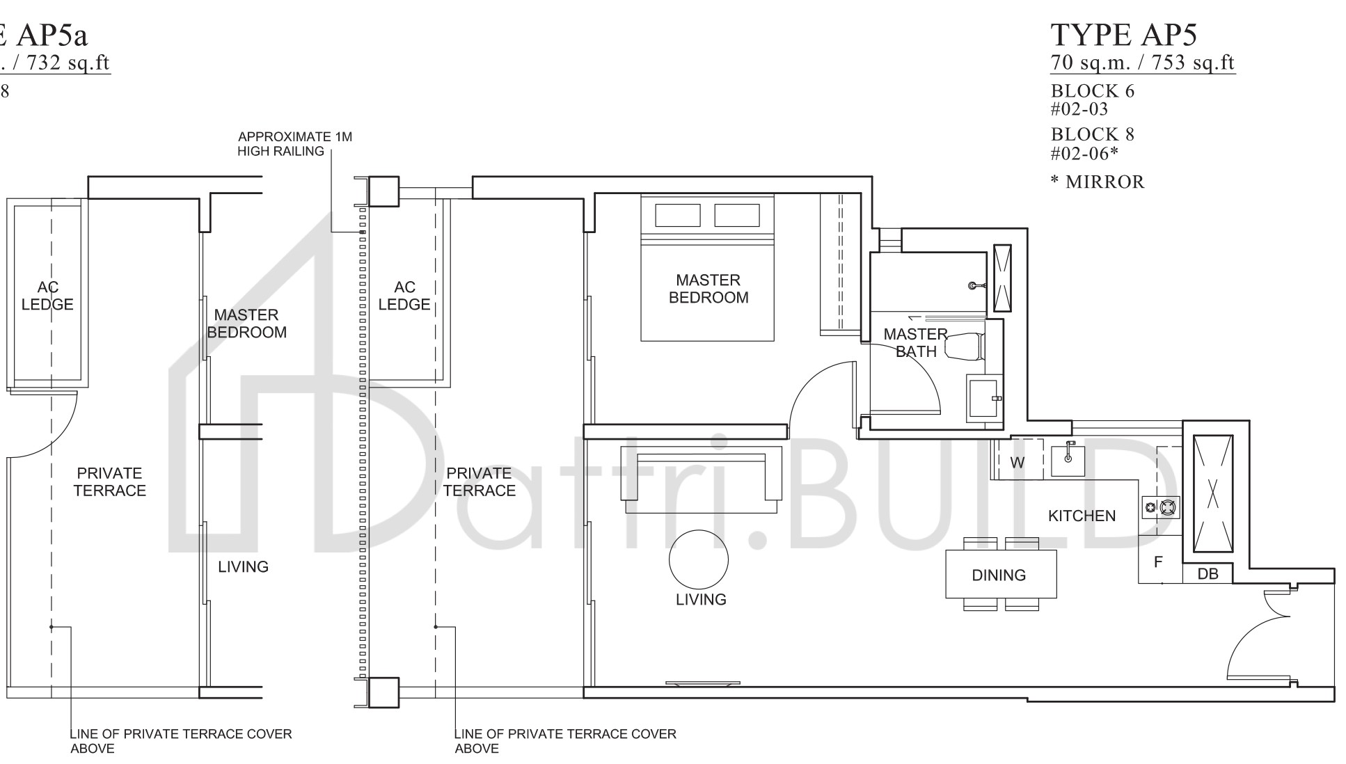 THE VENUE RESIDENCES AP5a floorplan (watermarked)