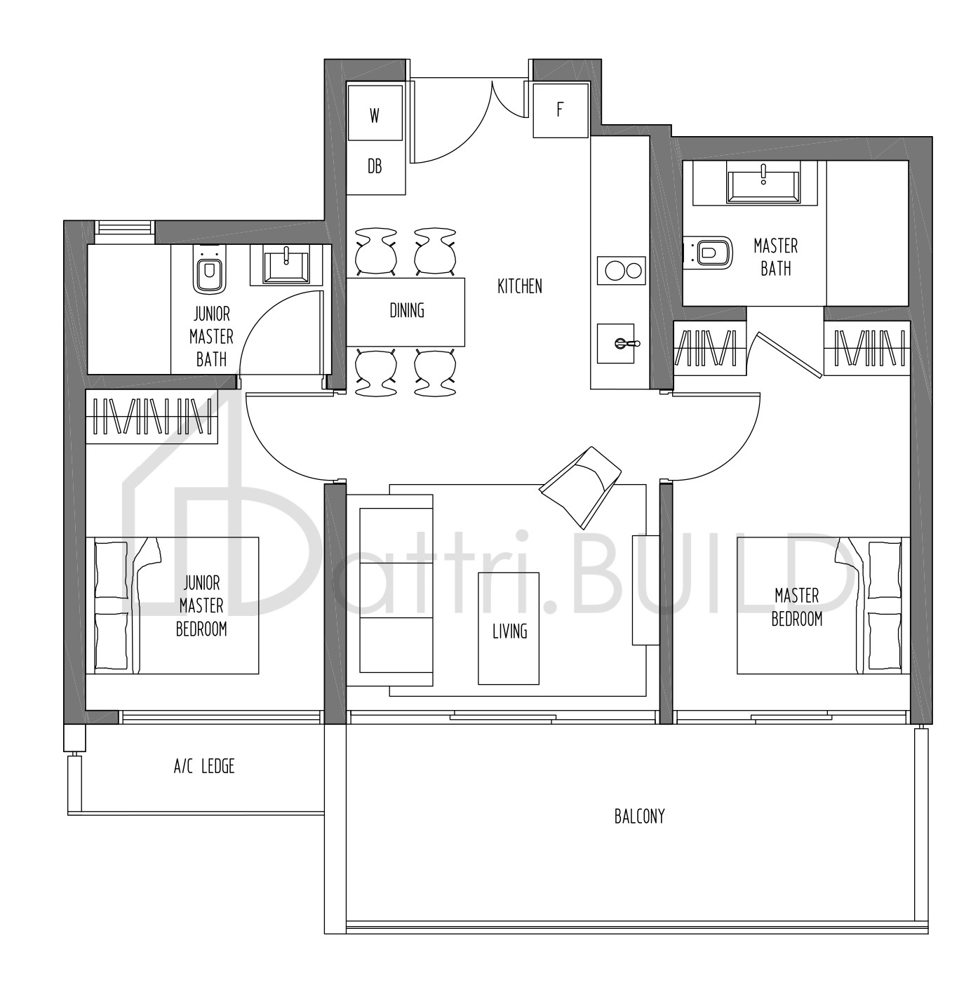 SENNETT RESIDENCE LB1 floorplan (watermarked)