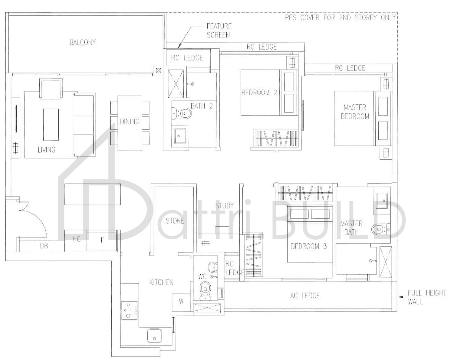THE VISIONAIRE CS3b floorplan (watermarked)