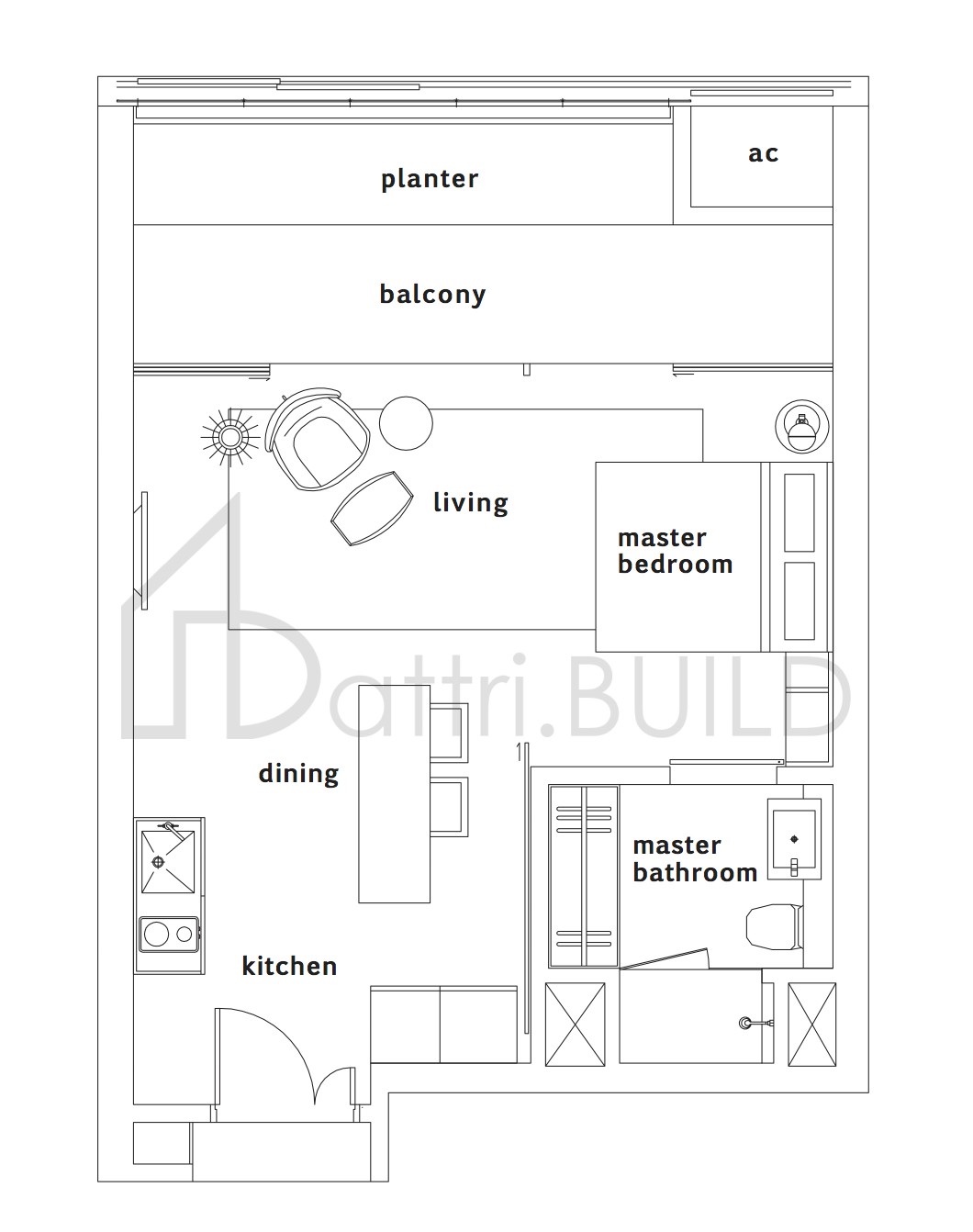 OUE TWIN PEAKS Tower 2, A3 floorplan (watermarked)