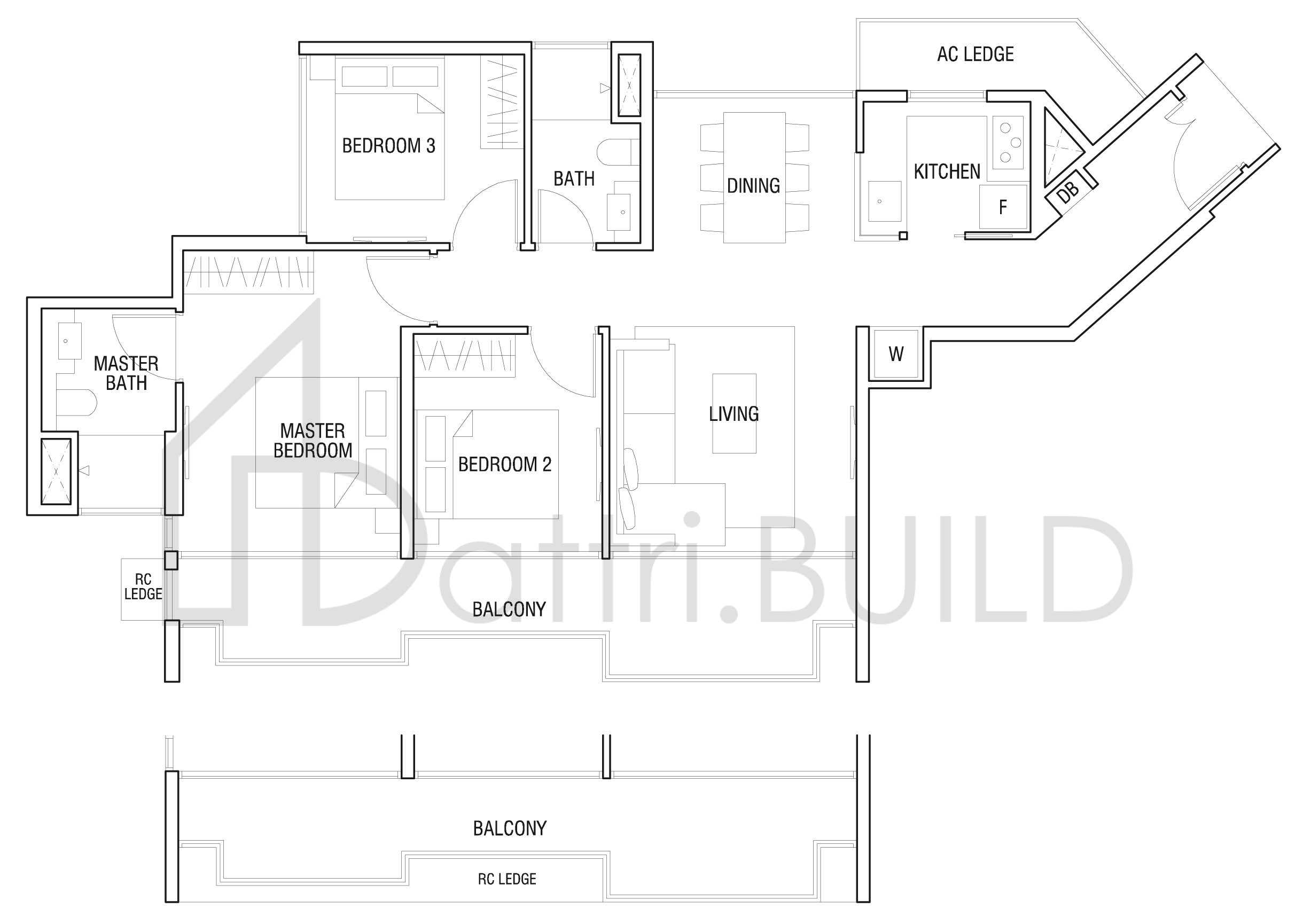 THOMSON THREE c3b floorplan (watermarked)