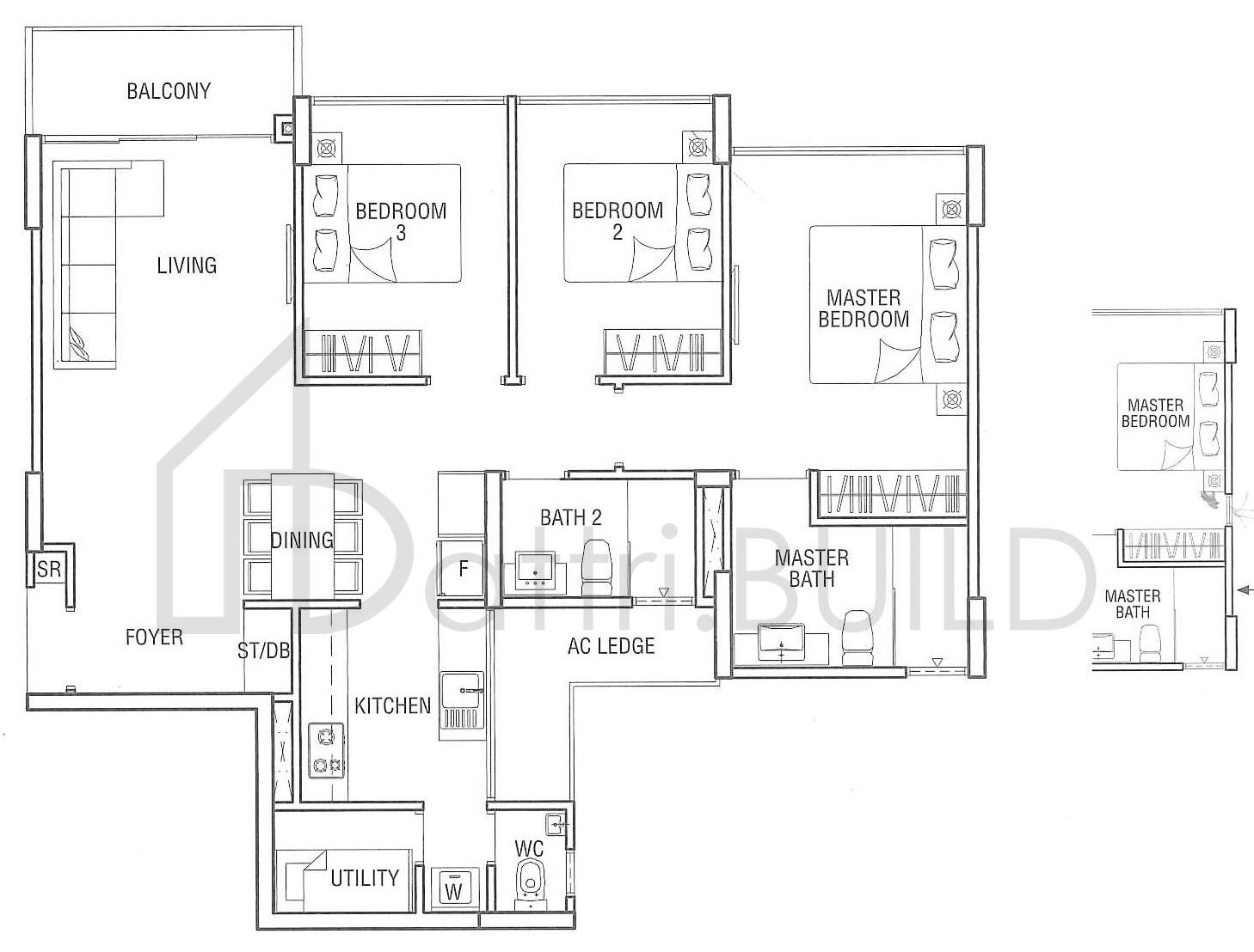 ESPARINA RESIDENCES B2 floorplan (watermarked)
