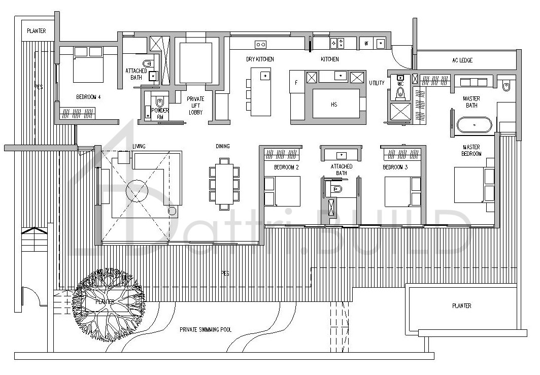 LEEDON RESIDENCE 4B-P3 floorplan (watermarked)