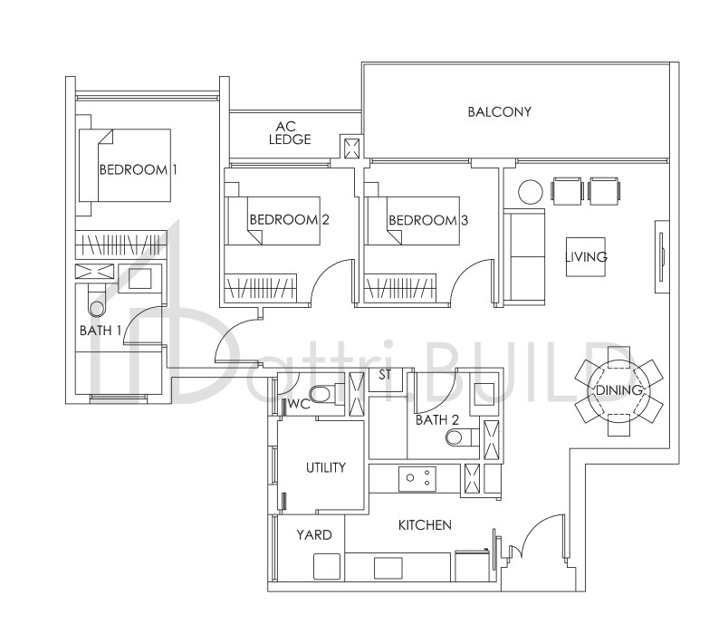 BEDOK RESIDENCES C3 floorplan (watermarked)