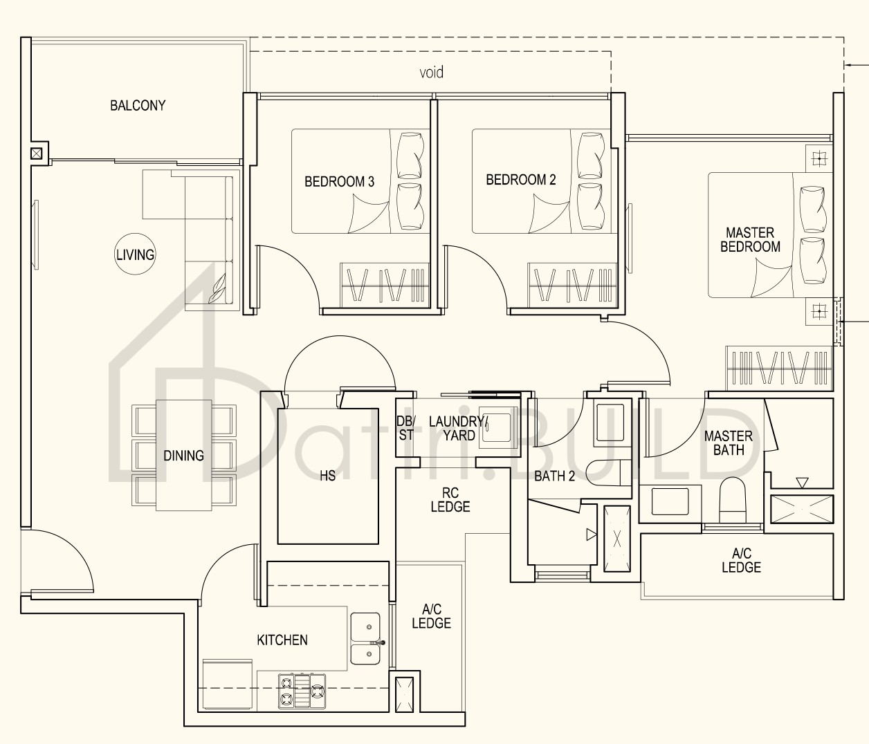 WESTWOOD RESIDENCES C1 floorplan (watermarked)