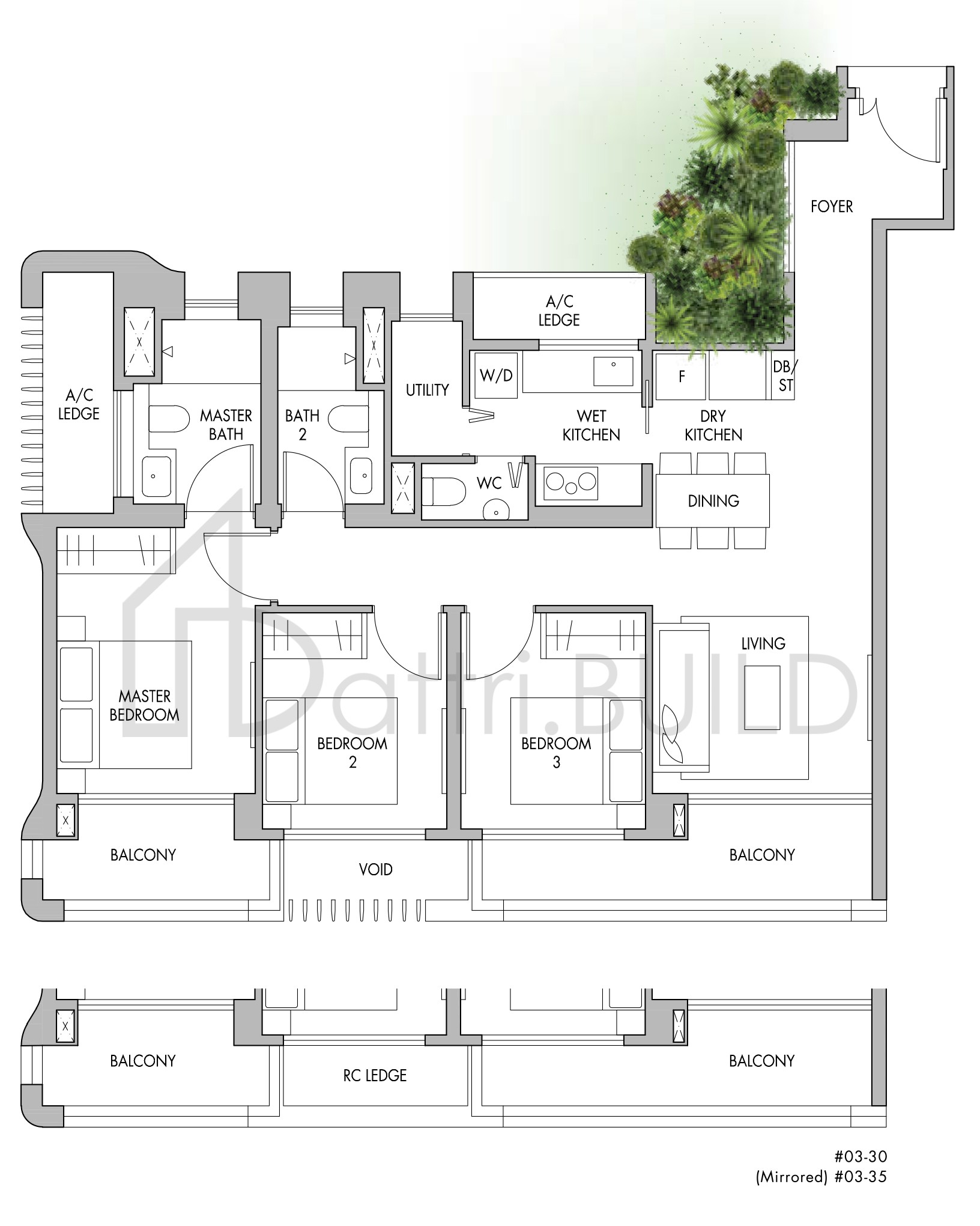 THE TRE VER C4 floorplan (watermarked)