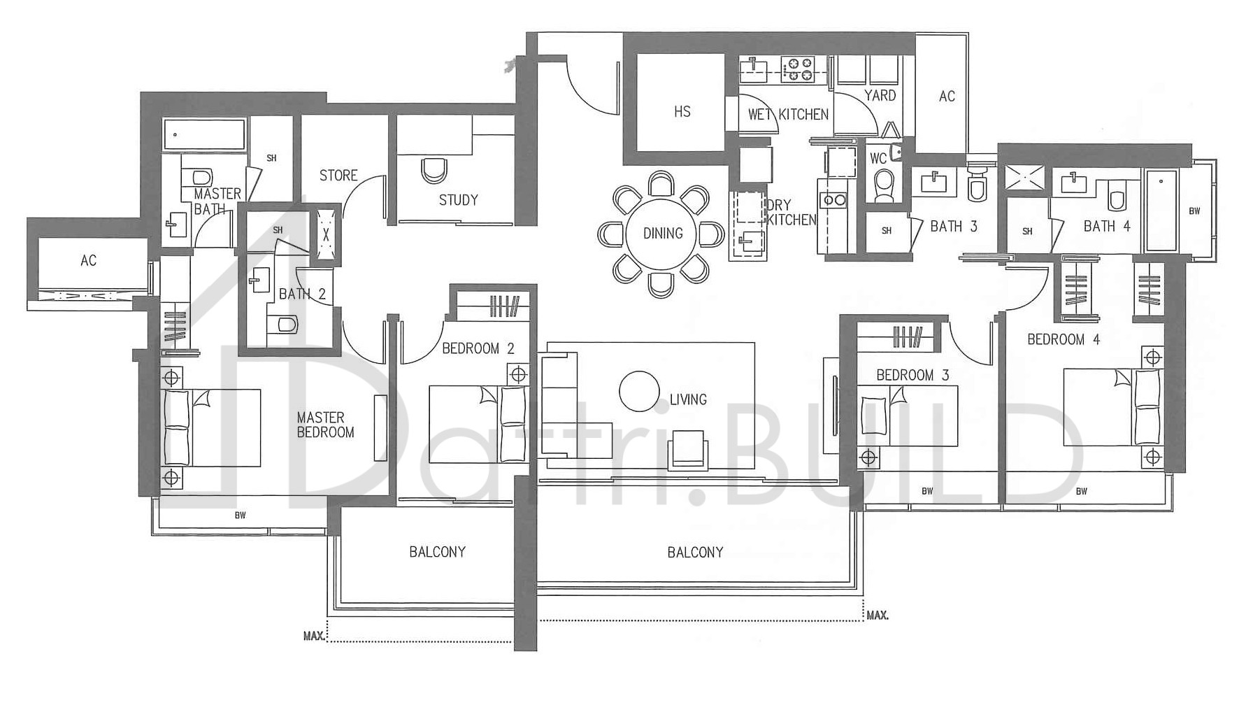 CONCOURSE SKYLINE D2-a floorplan (watermarked)