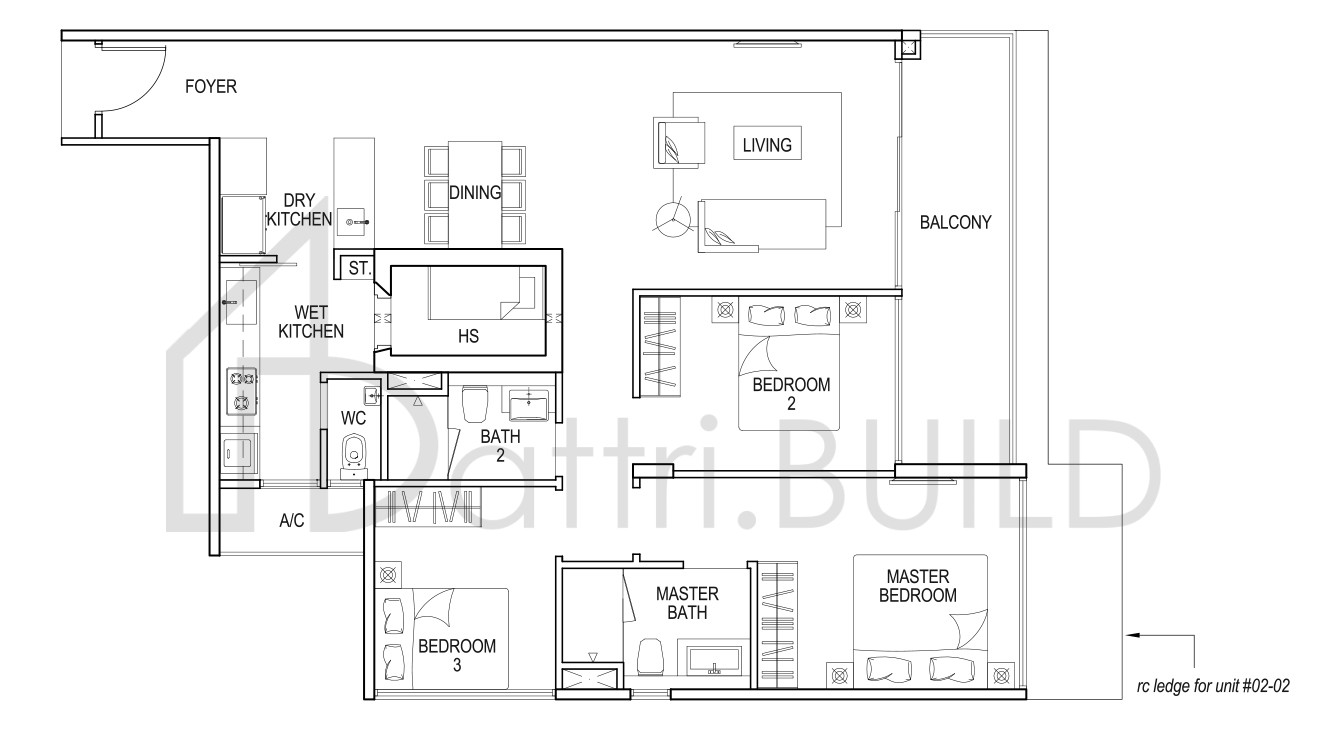 NIN RESIDENCE C2 floorplan (watermarked)