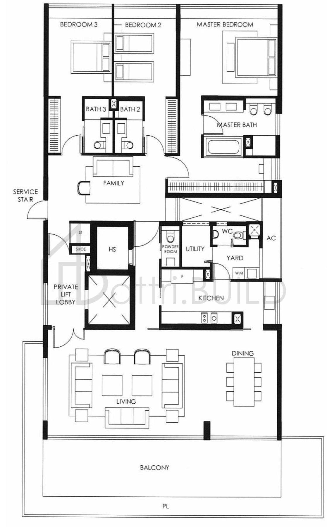 THE NASSIM B6 floorplan (watermarked)