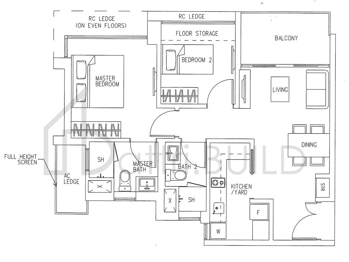 H2O RESIDENCES B4 floorplan (watermarked)