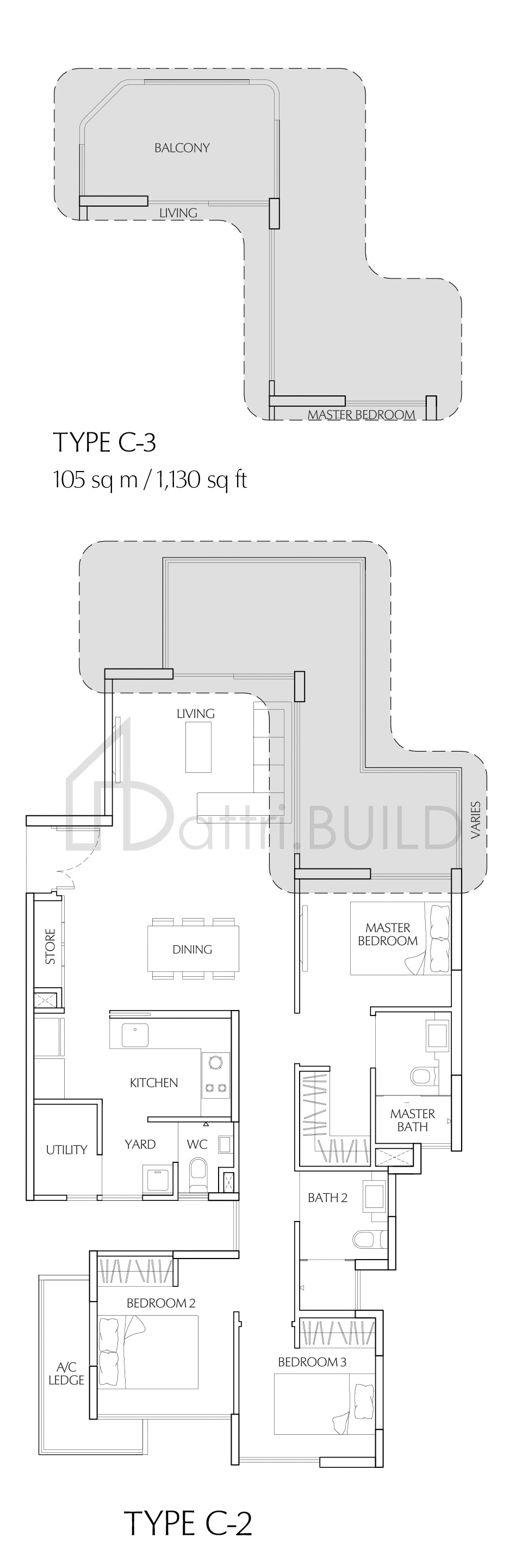 TERRASSE C-3 floorplan (watermarked)