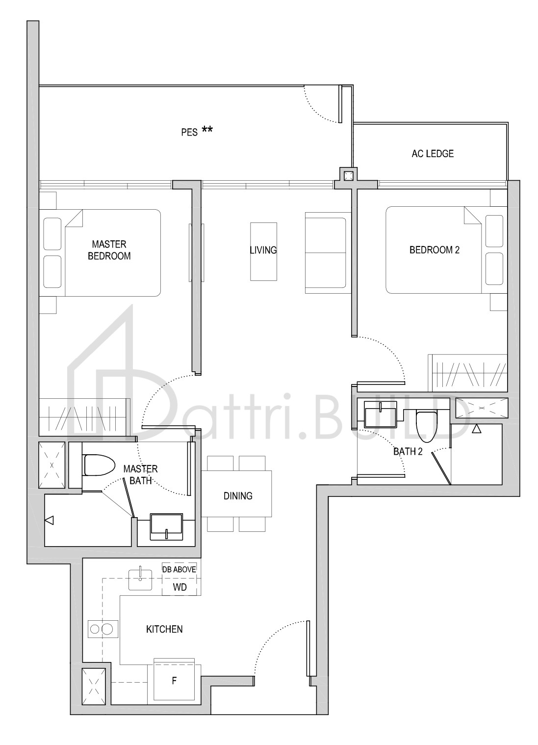 AFFINITY AT SERANGOON BP1(PES) floorplan (watermarked)