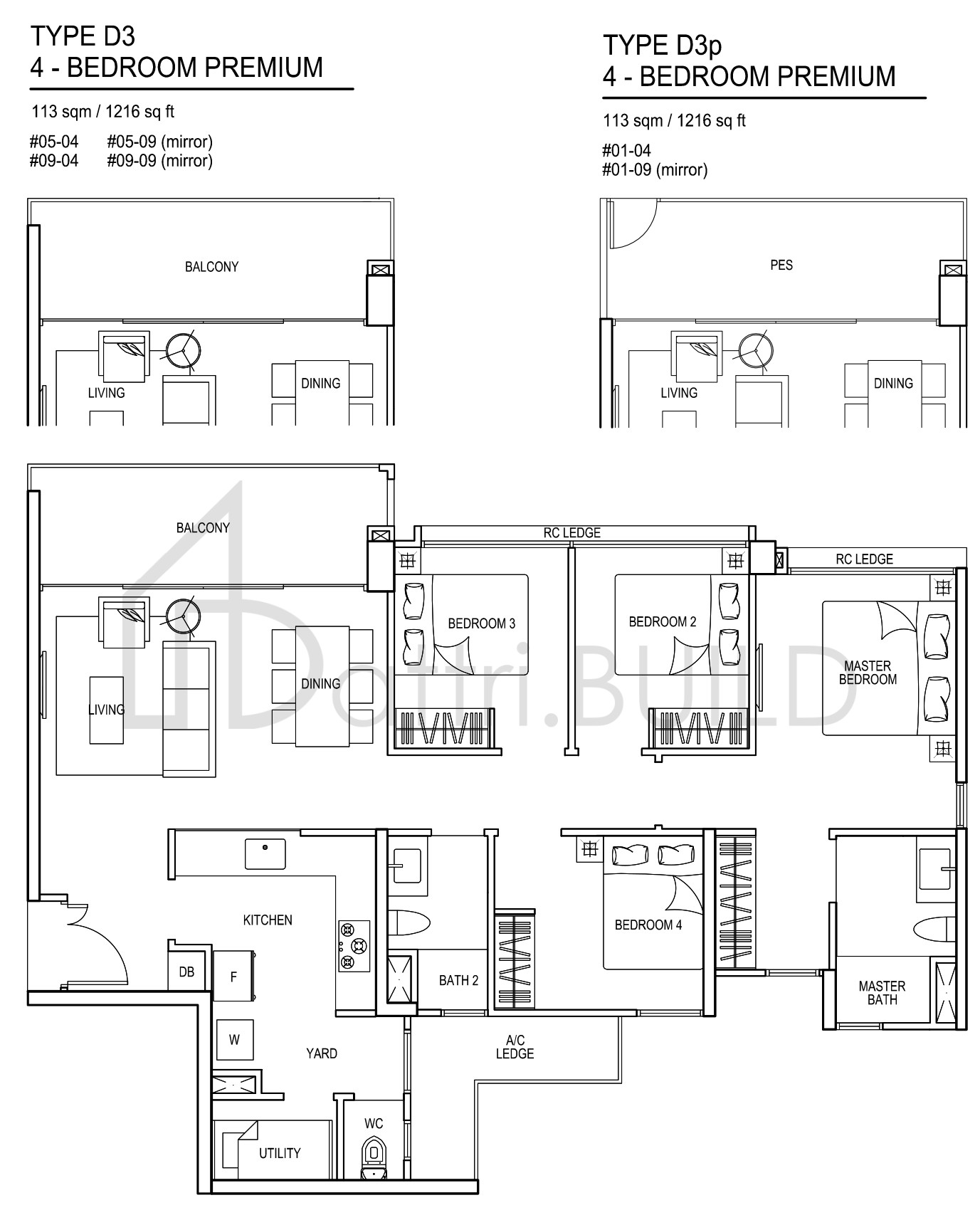 BELLEWATERS D3p floorplan (watermarked)