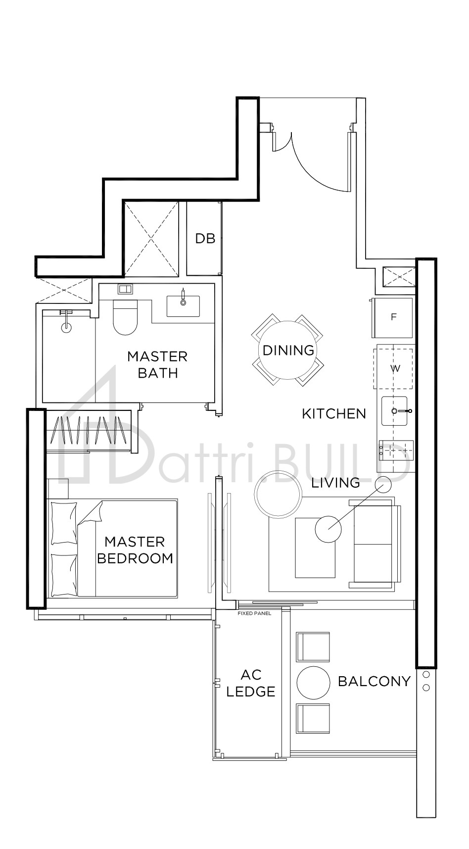 GEM RESIDENCES A1 floorplan (watermarked)