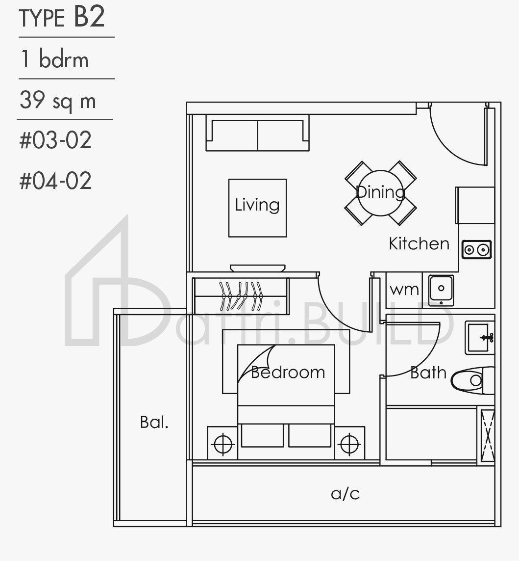 LOFT @ STEVENS B2 floorplan (watermarked)