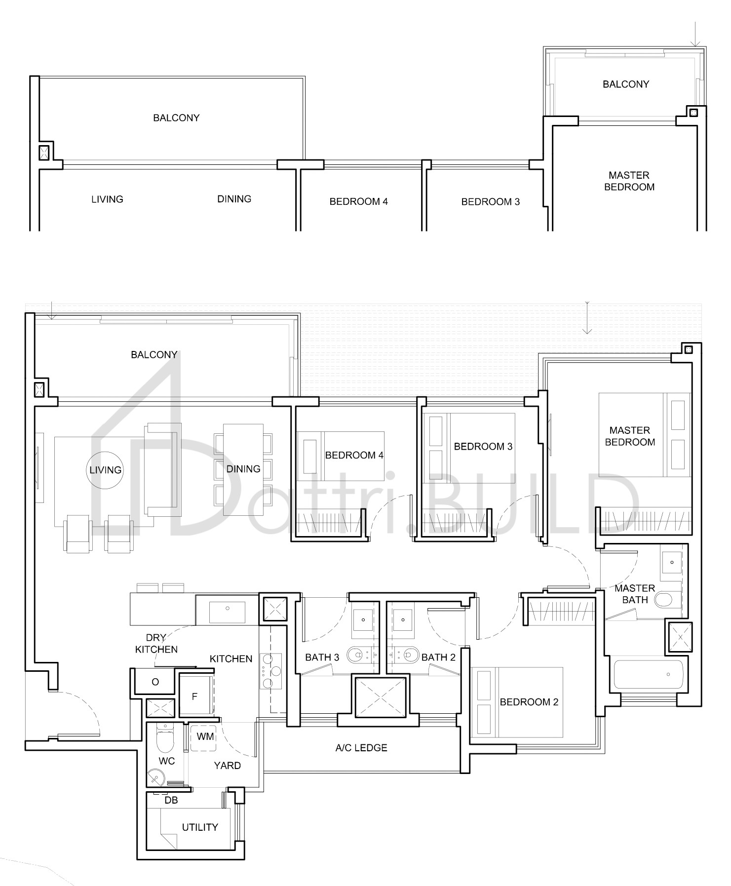 JEWEL @ BUANGKOK D3-1 floorplan (watermarked)