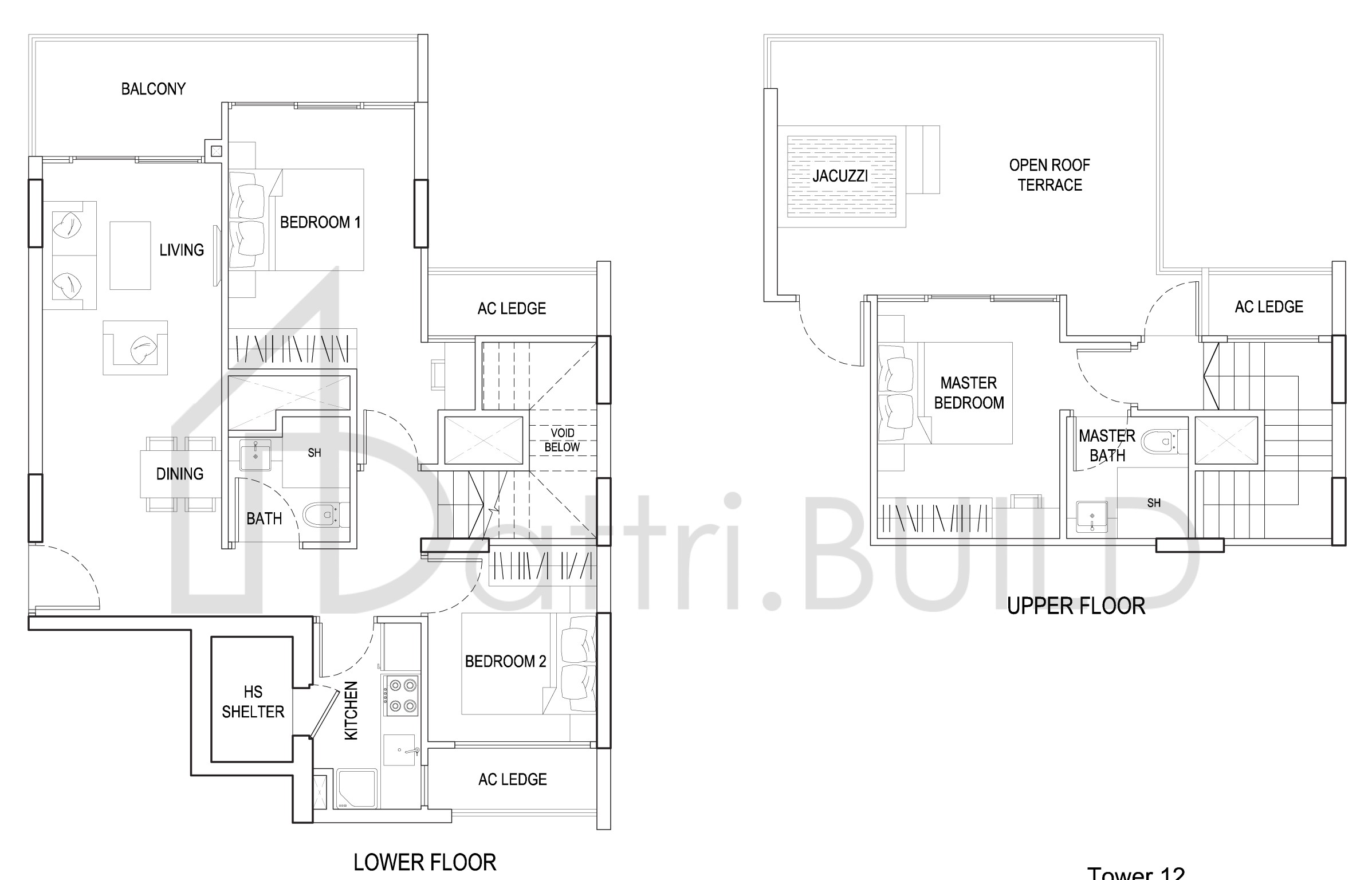URBAN VISTA 12D1 floorplan (watermarked)