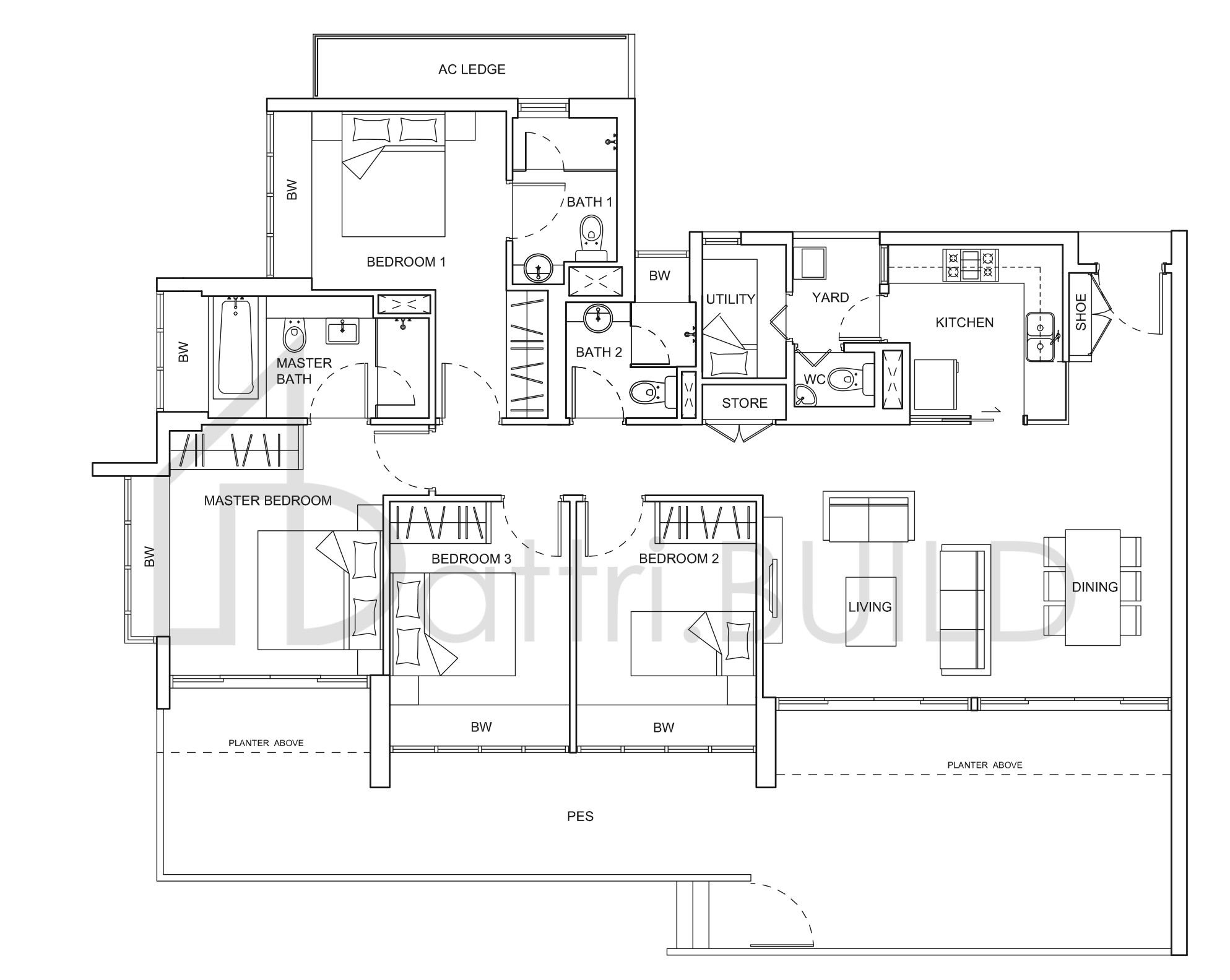 LIVIA E1p floorplan (watermarked)