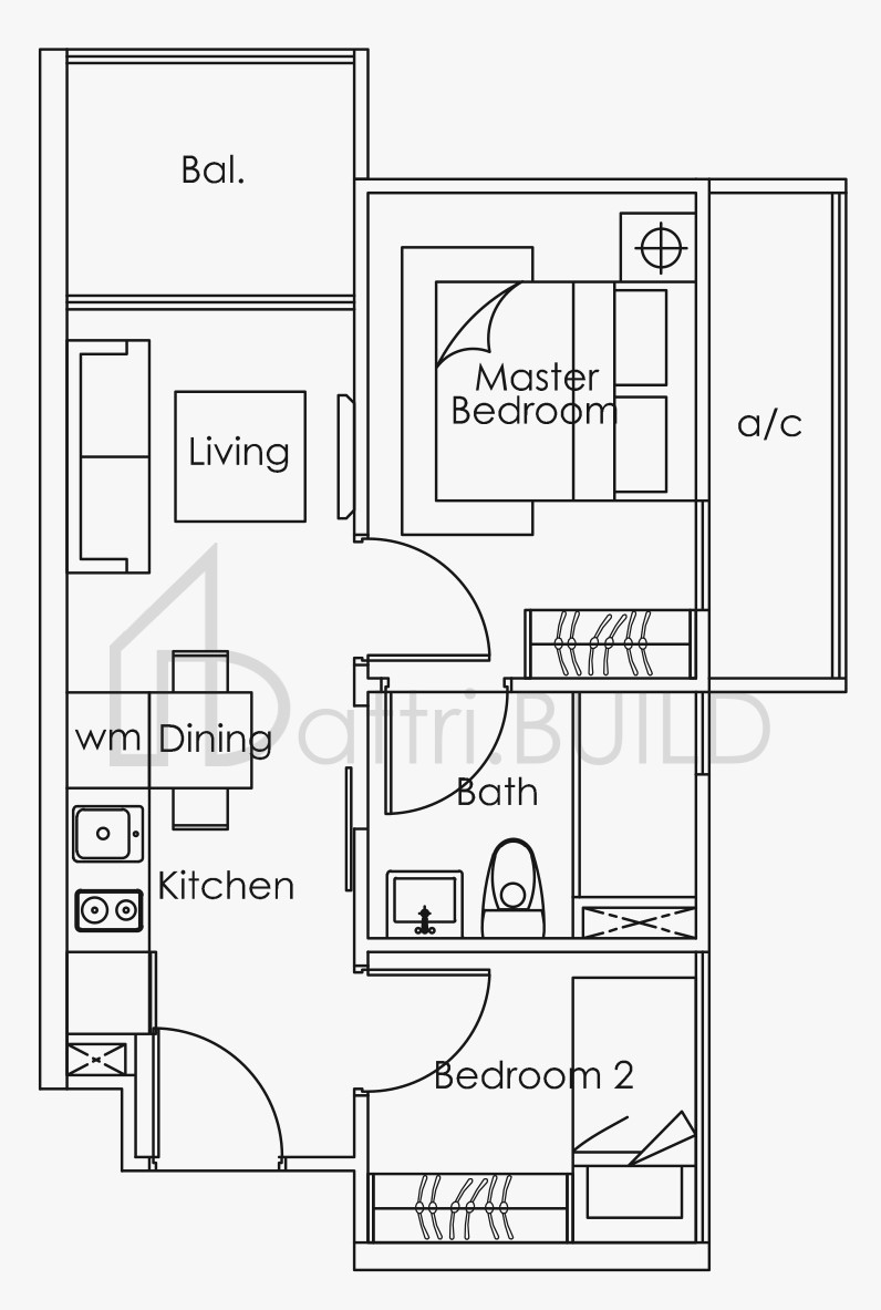 LOFT @ STEVENS G floorplan (watermarked)