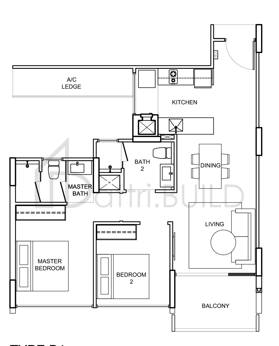 STRATUM B1 floorplan (watermarked)