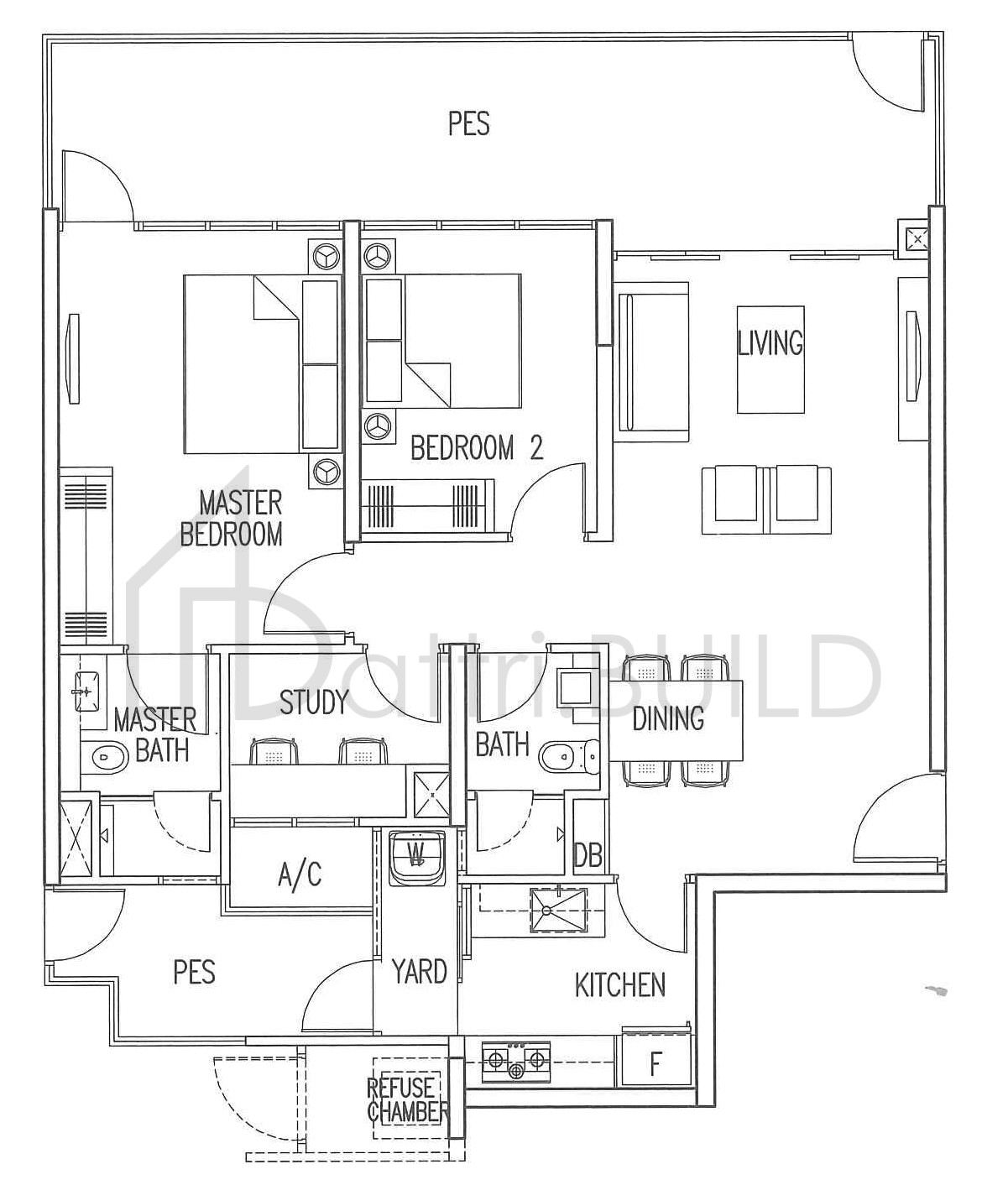 MY MANHATTAN B4-G1 floorplan (watermarked)