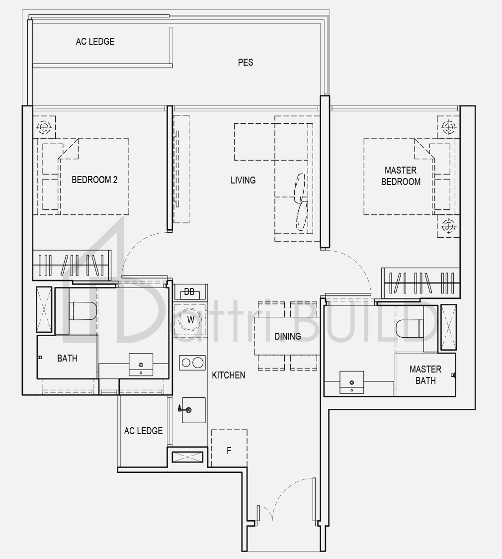 KANDIS RESIDENCE B1G floorplan (watermarked)