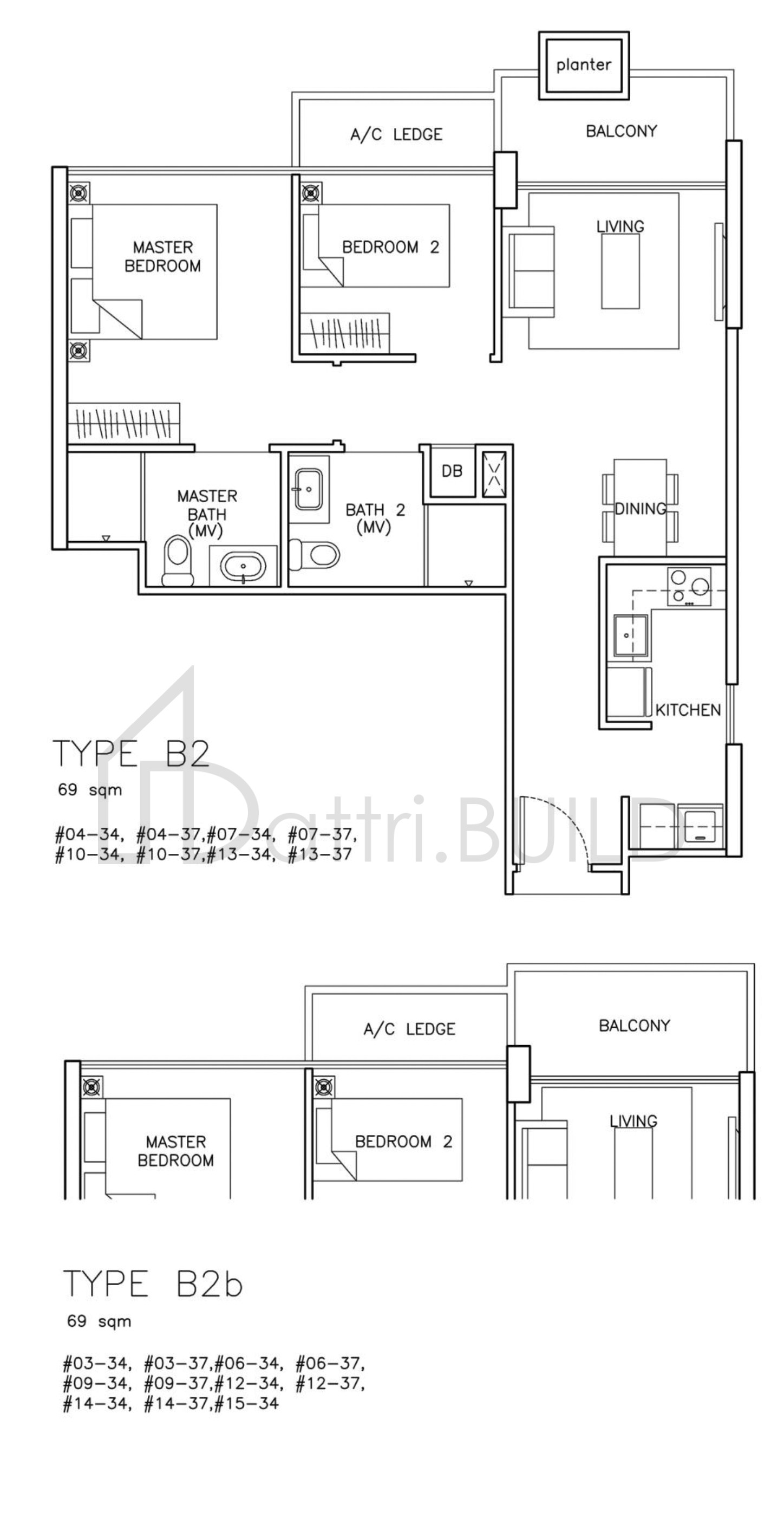 THE SANTORINI B2b floorplan (watermarked)