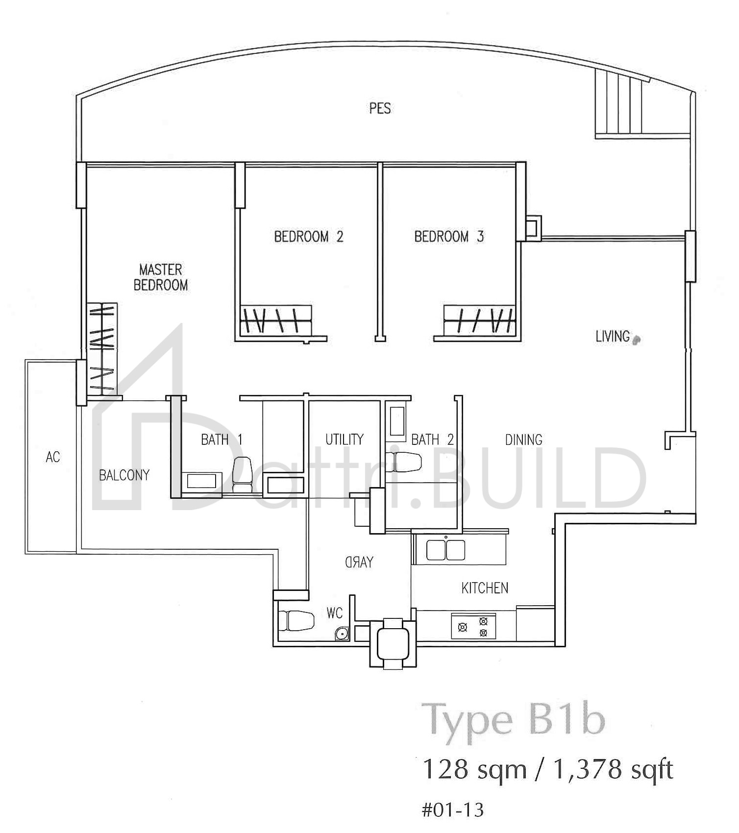 THE TAMPINES TRILLIANT B1b floorplan (watermarked)