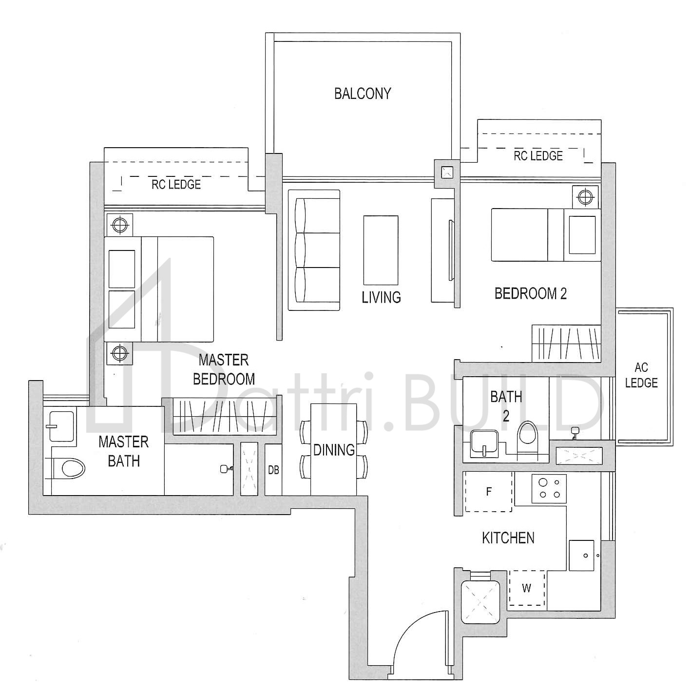 THE TOPIARY A1 floorplan (watermarked)