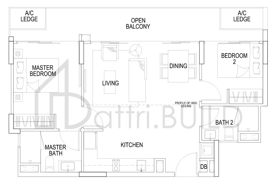 FLO RESIDENCE A1R floorplan (watermarked)