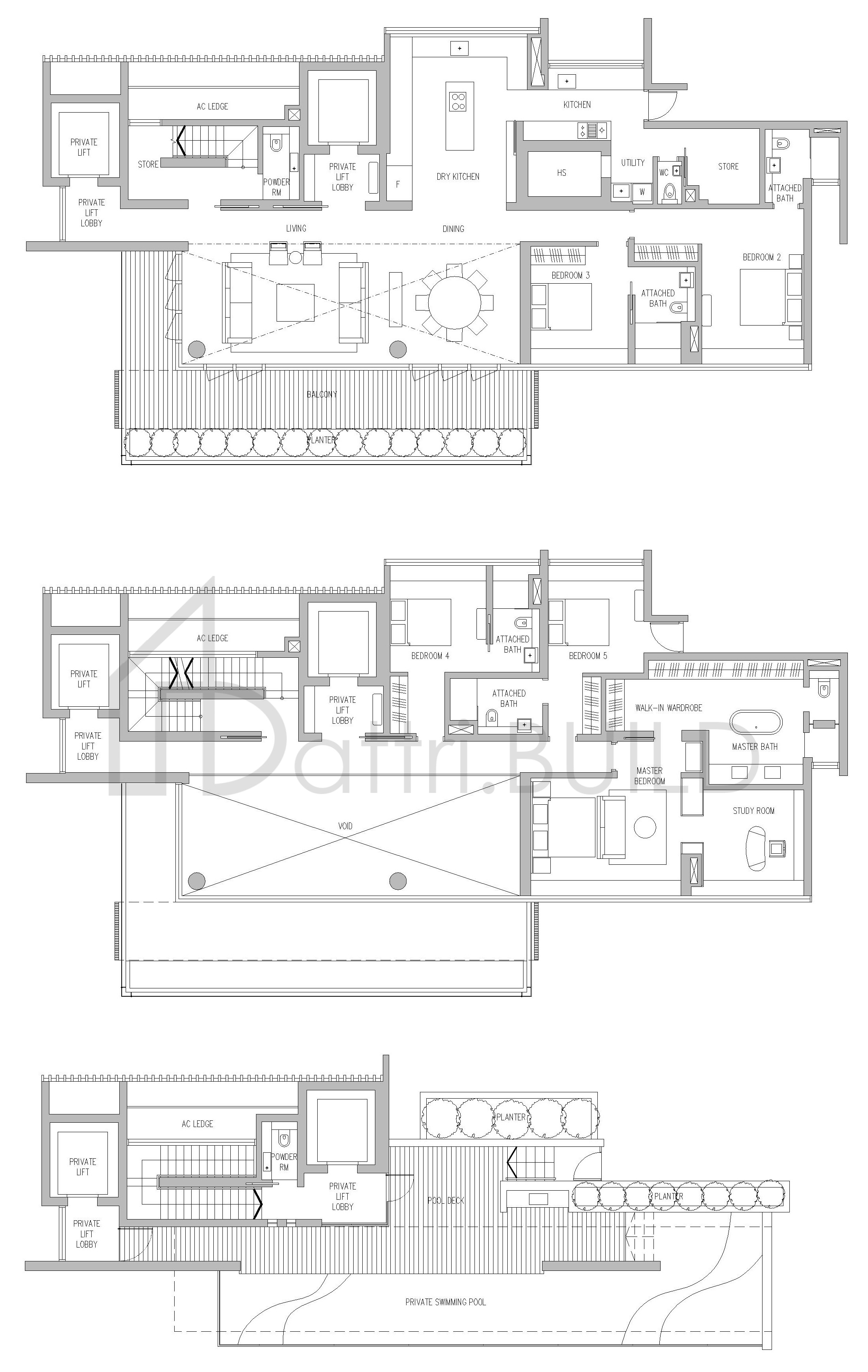 LEEDON RESIDENCE PH3-L floorplan (watermarked)