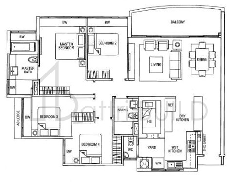 WATERFRONT WAVES D3 floorplan (watermarked)