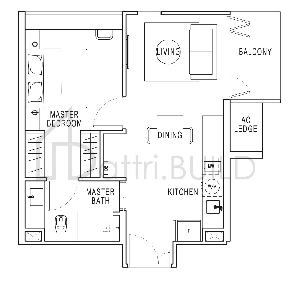 POLLEN & BLEU A1 floorplan (watermarked)