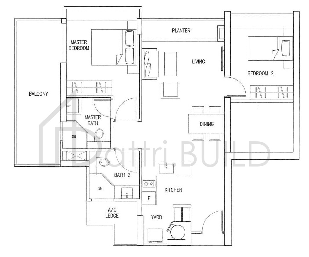 SUITES AT ORCHARD B1b floorplan (watermarked)