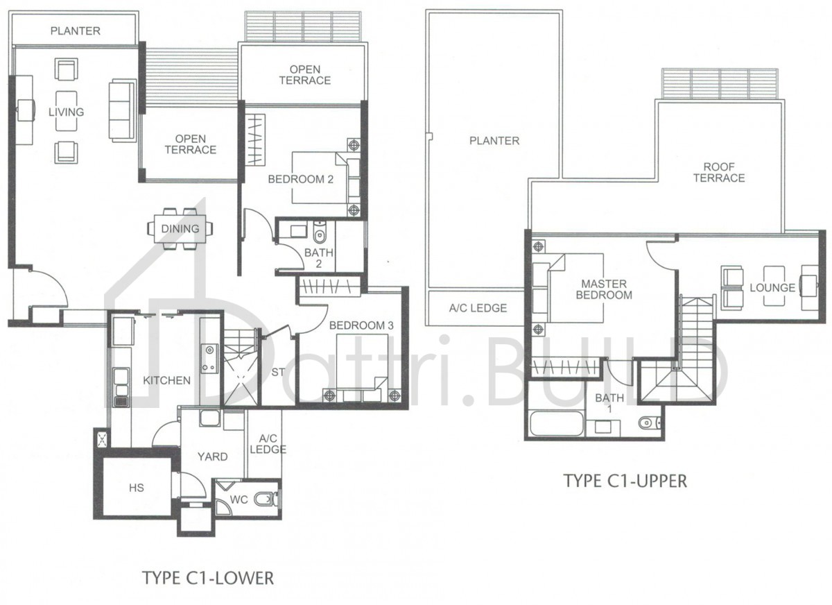 VARSITY PARK CONDOMINIUM C1 floorplan (watermarked)