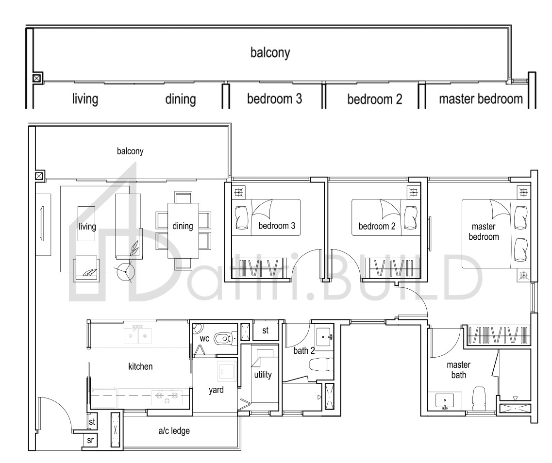 TREE HOUSE B1 floorplan (watermarked)