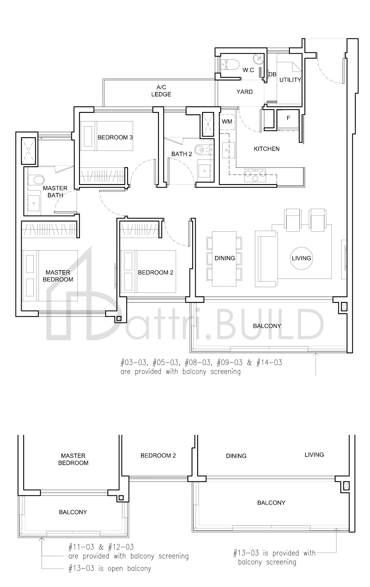 JEWEL @ BUANGKOK C4-1 floorplan (watermarked)