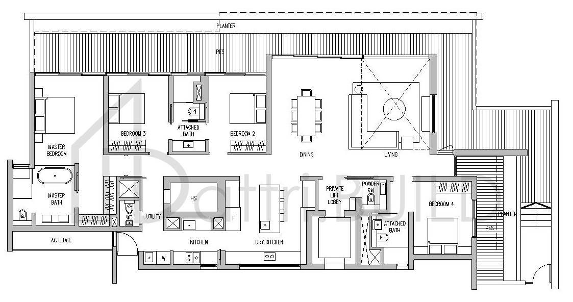 LEEDON RESIDENCE 4B-P4 floorplan (watermarked)