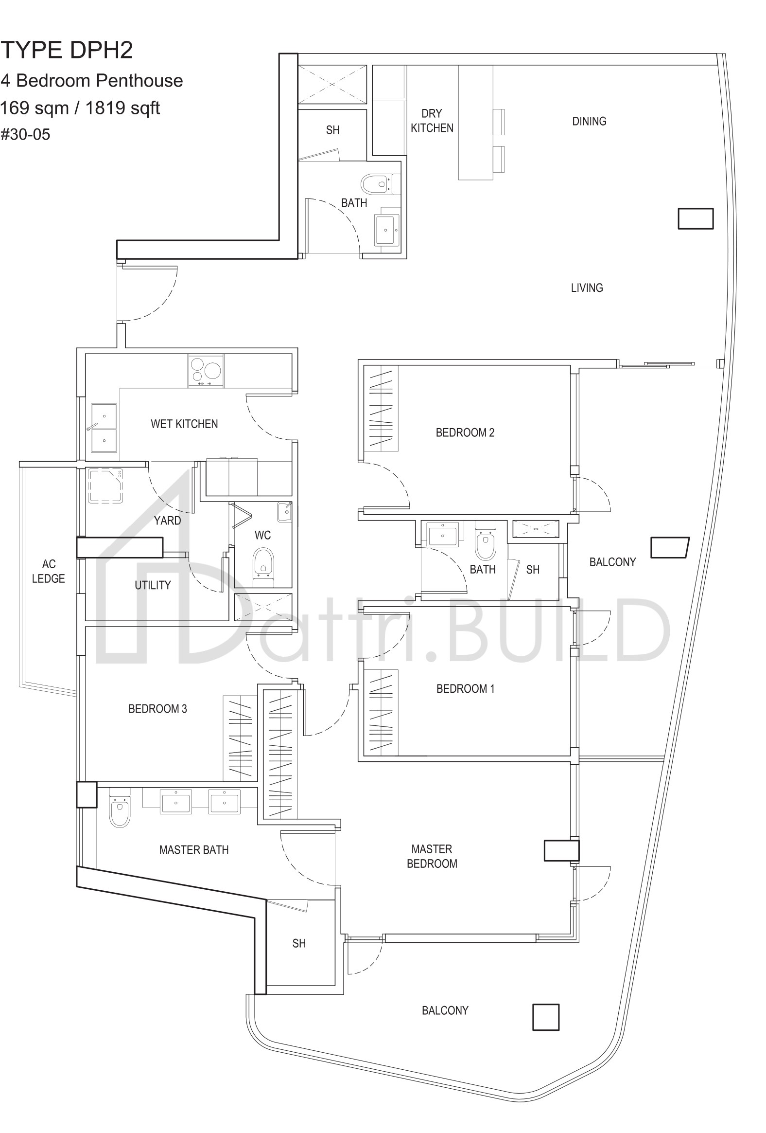 CITY GATE DPH2 floorplan (watermarked)