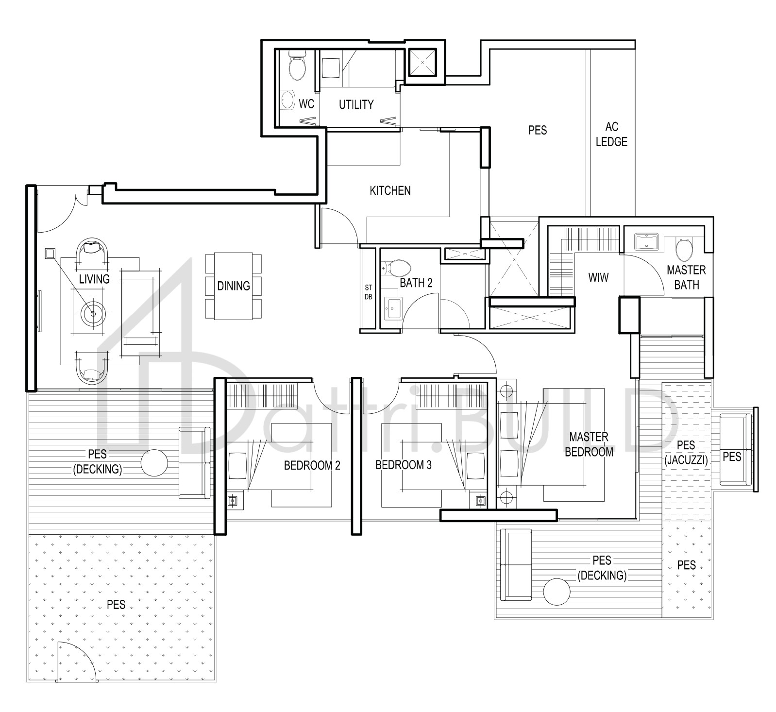 FORESQUE RESIDENCES C20 floorplan (watermarked)