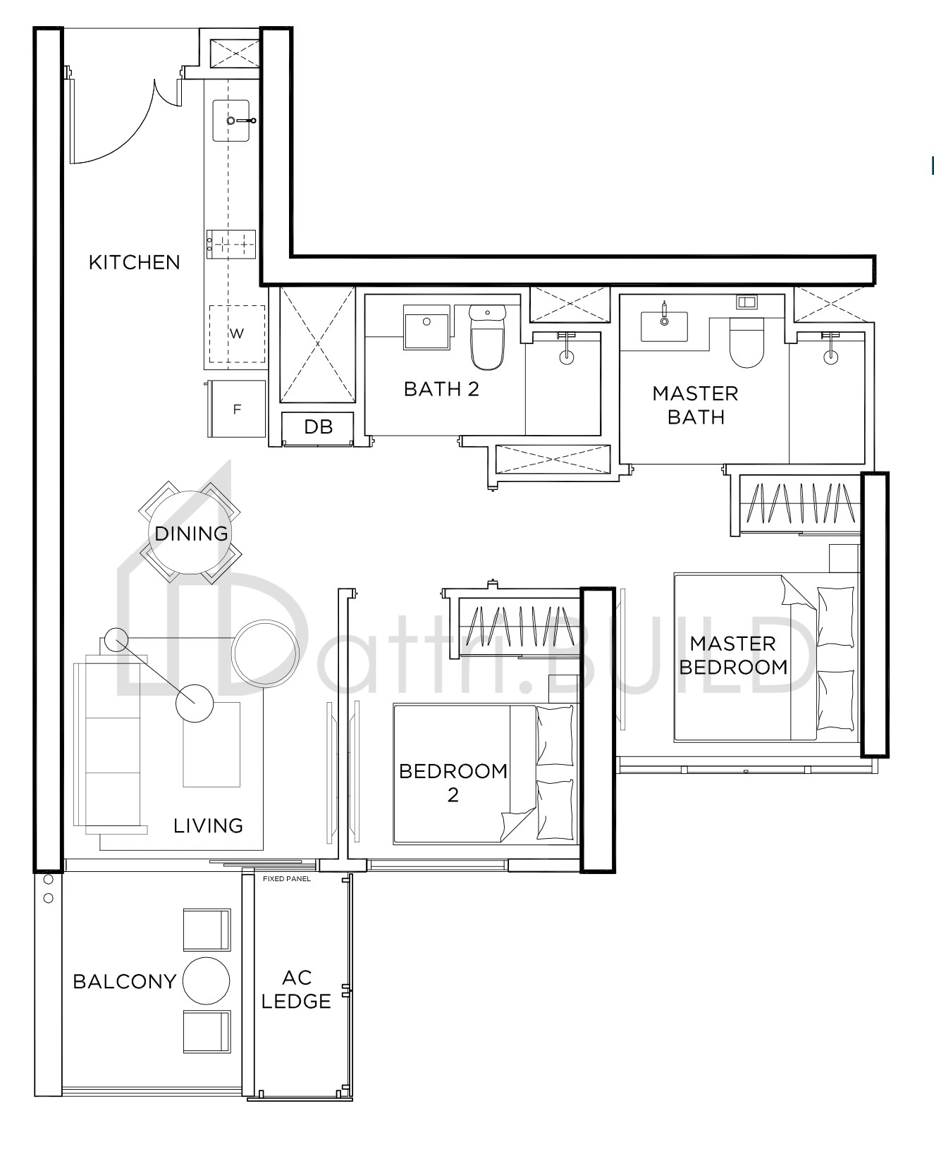 GEM RESIDENCES B3 floorplan (watermarked)