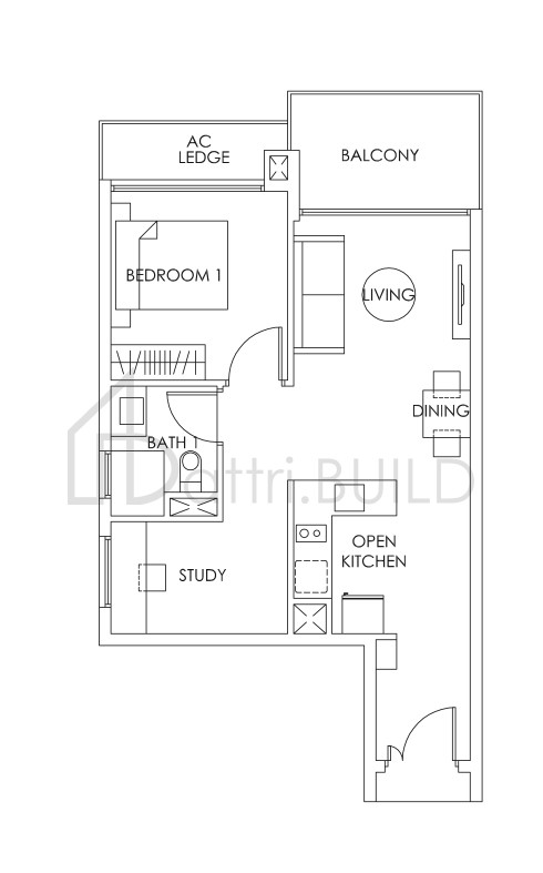 BEDOK RESIDENCES A7a (S) floorplan (watermarked)