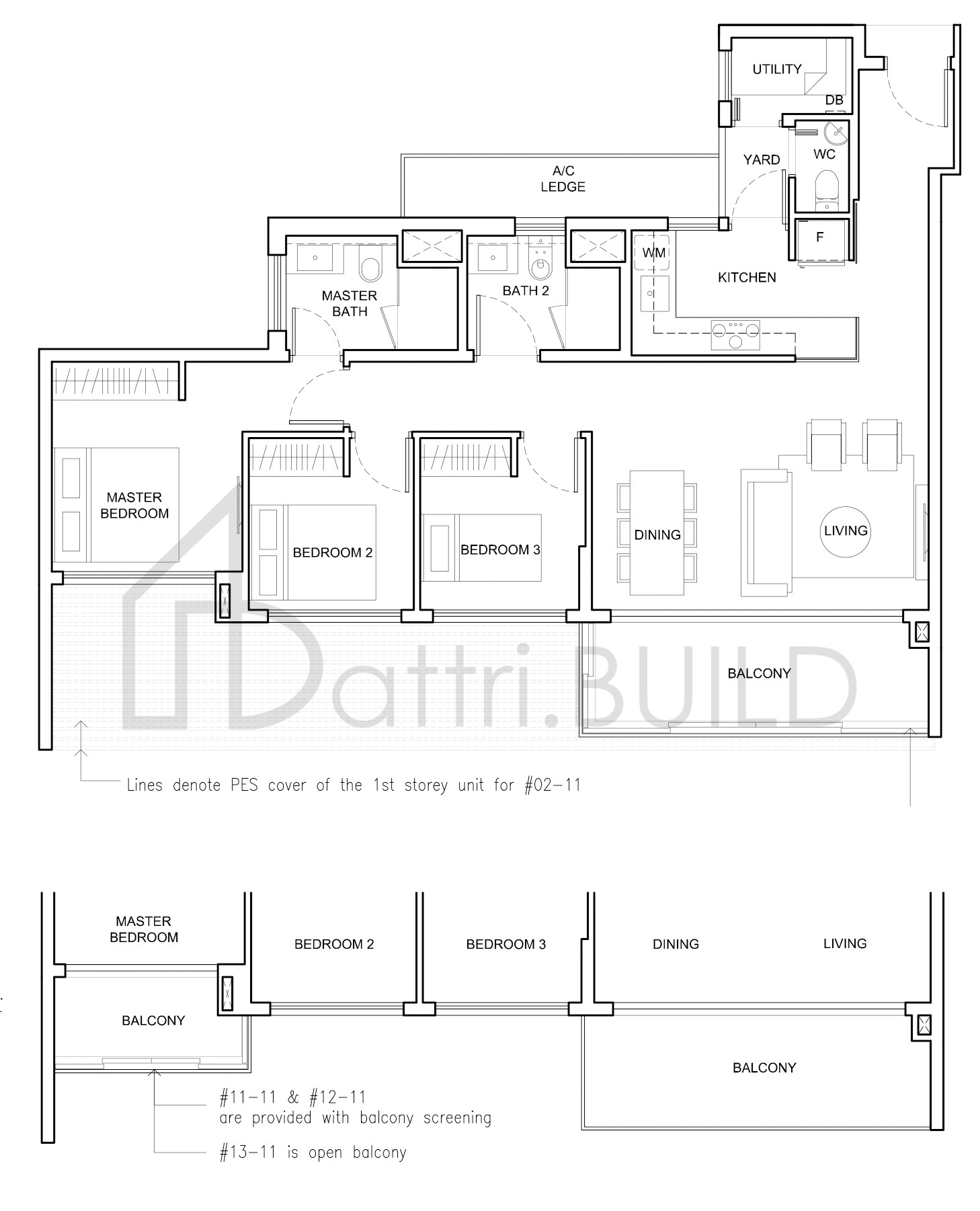 JEWEL @ BUANGKOK C10-1 floorplan (watermarked)