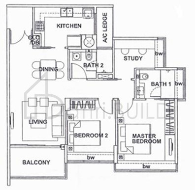 THE GALE (2+1)e floorplan (watermarked)