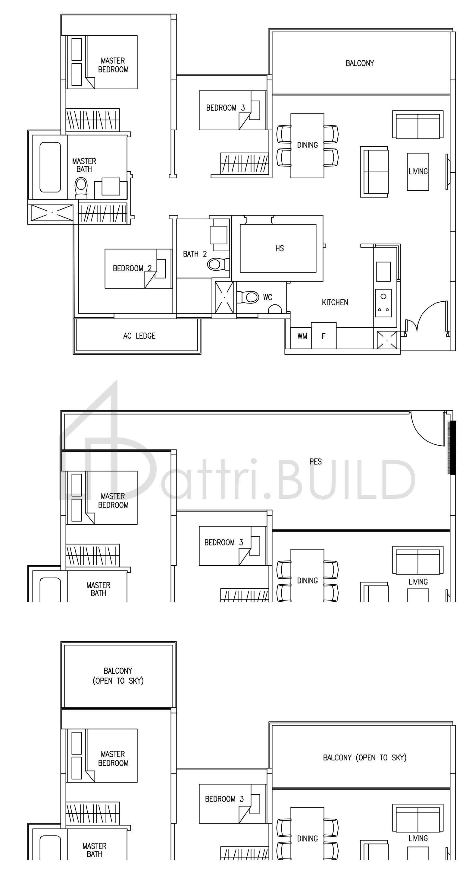 AUSTVILLE RESIDENCES B3B floorplan (watermarked)